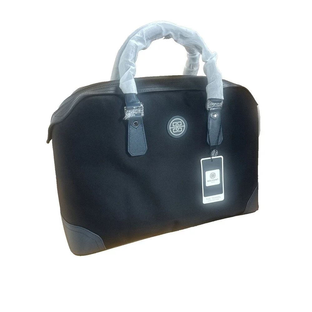 Bolvaint Paris Ivens Travel Bag 100% Leather/Nylon NEW Original Packaging $2900